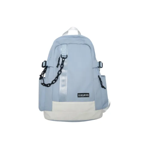 GEERDUN Nylon Backpack Unisex Black/White/Blue/Green