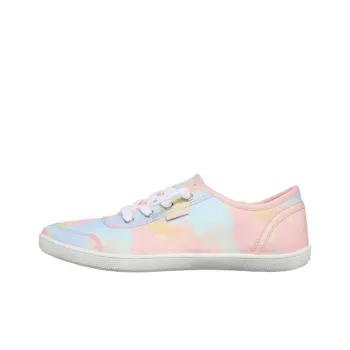 Skechers Bob's Skateboard Shoes Women's Low-Top Pink/Light Blue