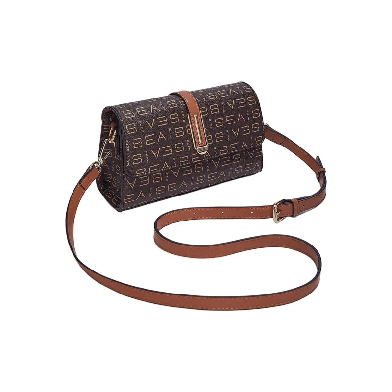 Marino Orlandi Synthetic Leather Crossbody Bag Shoulder Bag Women's Coffee-1