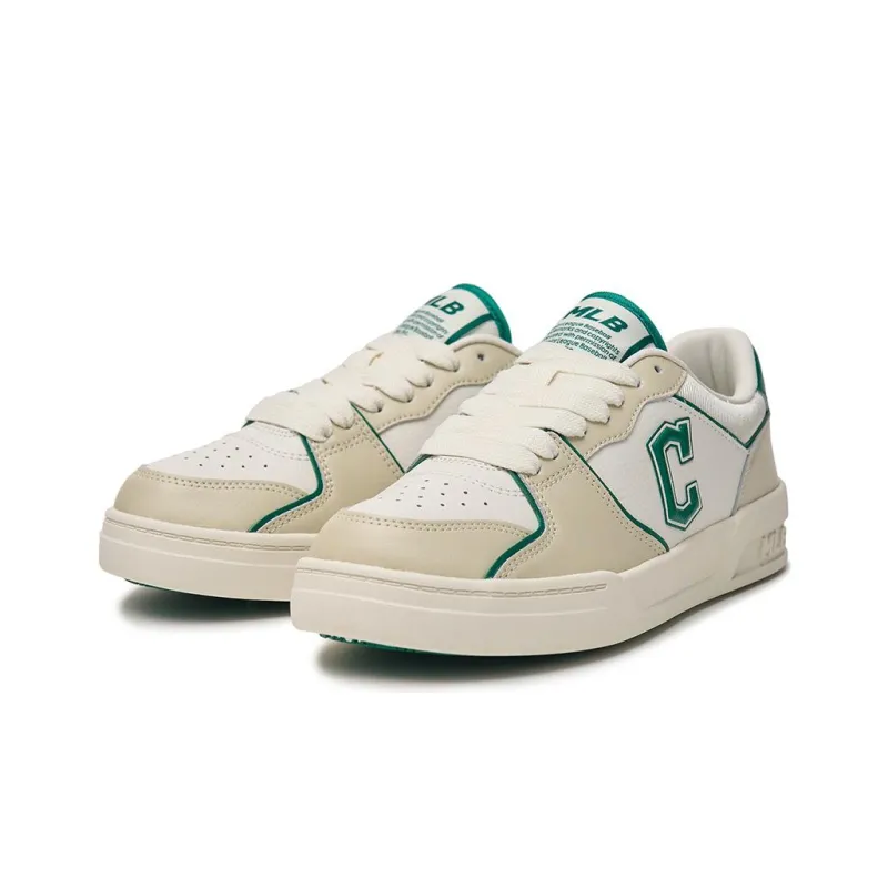 MLB Hofer Cleveland Indians Anti Slip Wear Resistant Low Top Skateboard Shoes Unisex Gray-2
