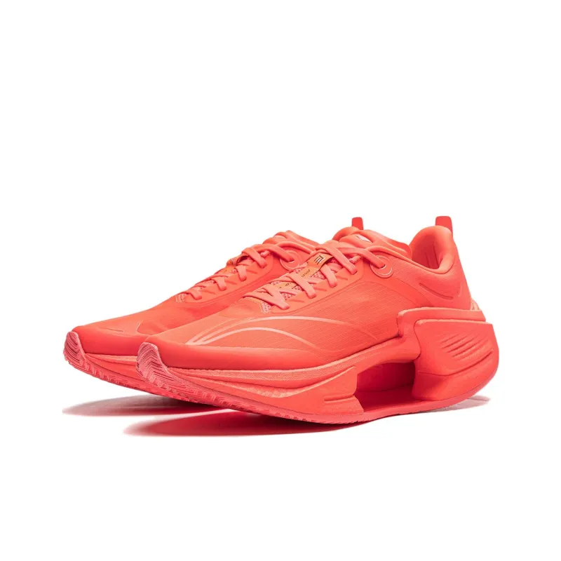 LiNing Shadow 3 ESSENTIAL Cushioning Support Rebound Low Top Casual Running Shoes Men's Red-2