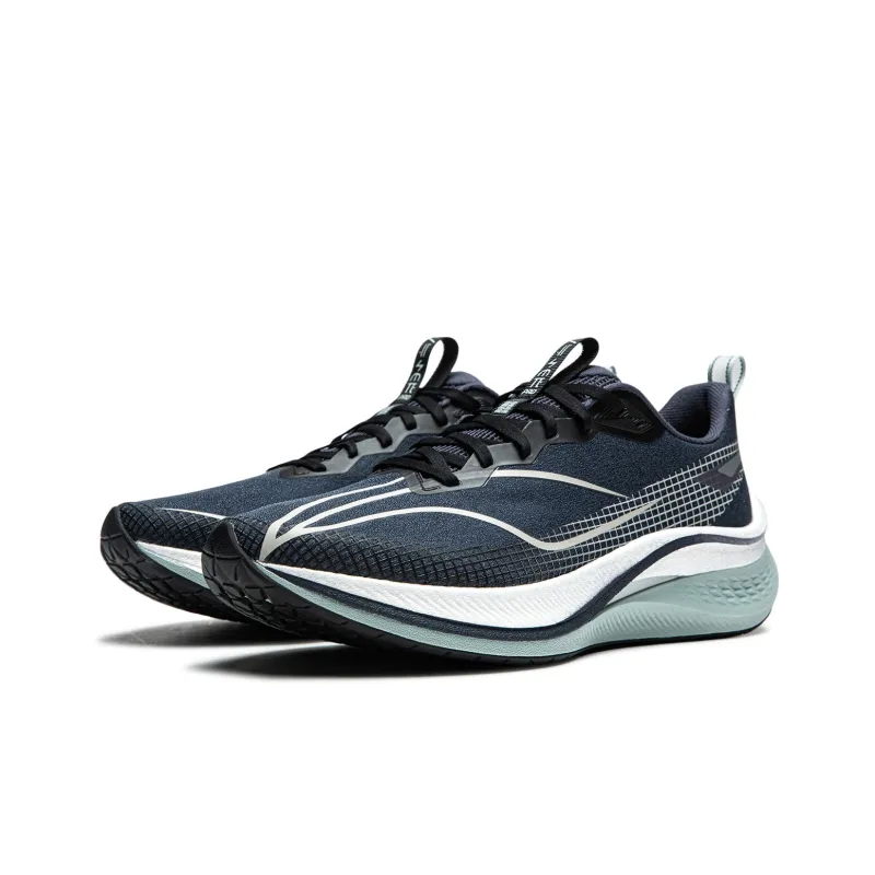 LiNing Red Hare 7 Pro Cushioned Slip Resistant Low Top Running Shoes Men's Screen Mountain Blue-2