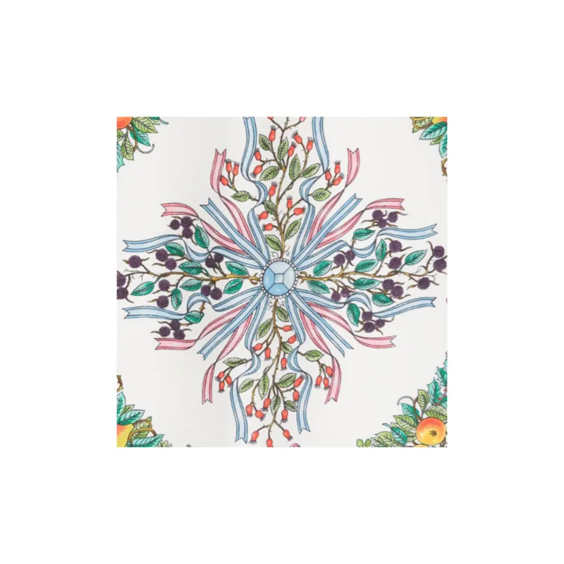 GUCCI Fruit print Silk Scarf-2