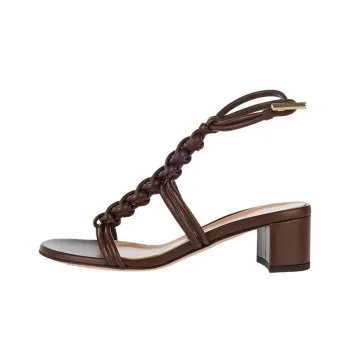 GIANVITO ROSSI Capua One Strap Sandals 4.5cm Women's Brown
