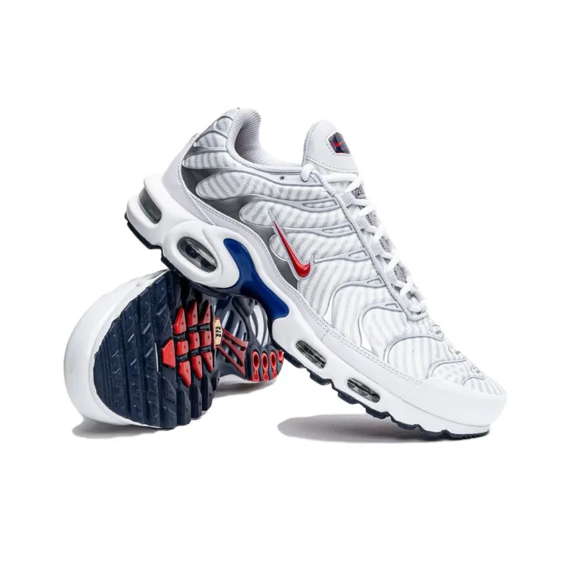 Nike Air Max Plus White University Red GS-3