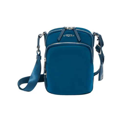 TUMI Voyageur Polyamide Shoulder Bag Crossbody Bag Large Size Women's Dark Turquoise