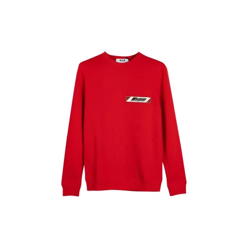 MSGM Sweatshirts Men Red