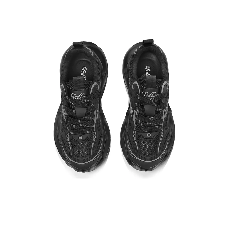 TCELLARS Slip Resistant, Abrasion Resistant, Support Height Increasing Chunky Sneakers Unisex-5