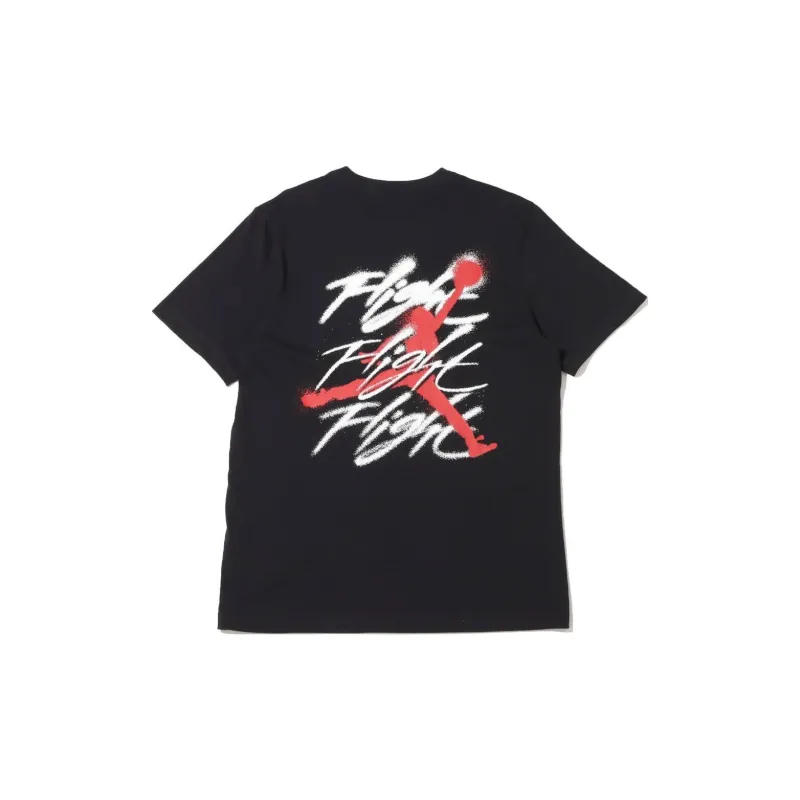 Jordan T Shirt Asia Version Men's Black-1