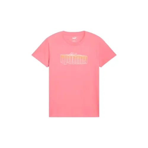 PUMA Novelty Fade Out T-Shirts Women's Passion Fruit Color