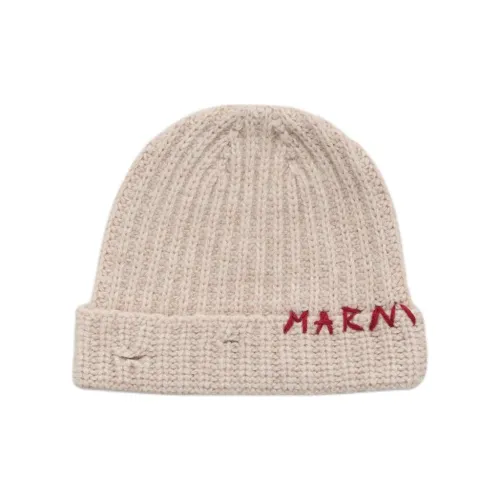 MARNI Logo-embroidered Beanie