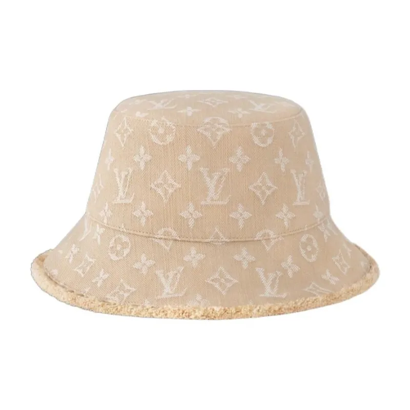 LOUIS VUITTON Monogram Denim Bucket Hat-2