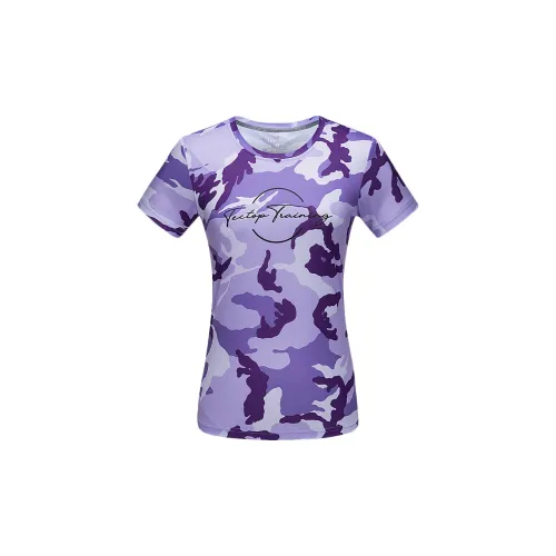 Tectop T-Shirts Women's Pink Purple