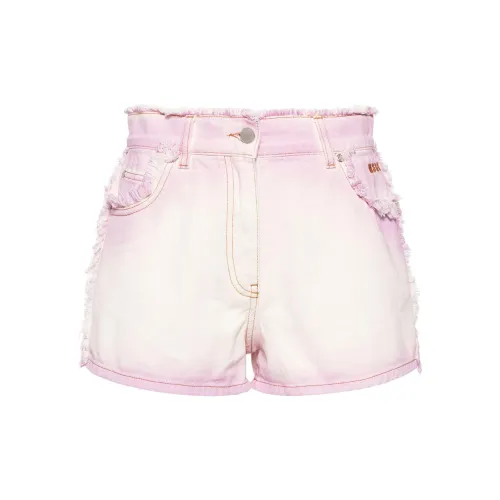 MSGM Denim Shorts Women's Light Purple