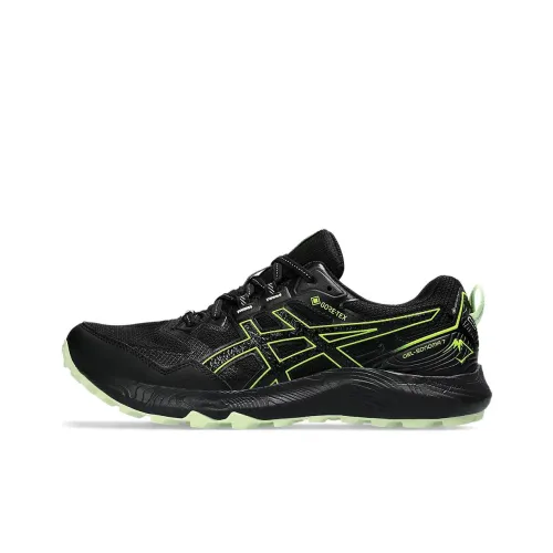 Asics Gel-Sonoma 7 Running Shoes Men Low-Top Black/Safety Yellow