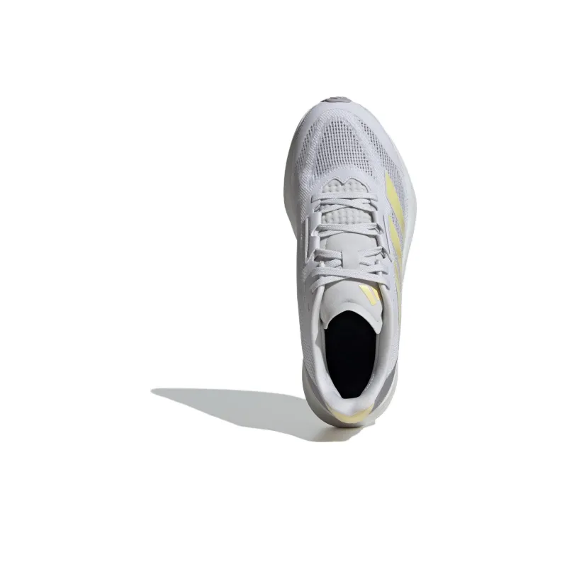 Adidas Duramo Speed Anti Slip Wear Resistant Low Top Training Running Shoes Women's Gray Yellow-3