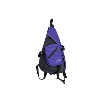 MYEDITION Polyester Bow And Arrow Bag Hobo Bag Cycling Bag Crossbody Bag Small Size Unisex Black/Purple