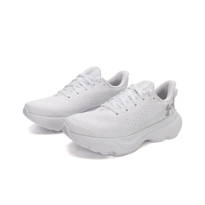 Under Armour Infinite 1 Cushioned Anti Slip Wear Resistant Breathable Lightweight Low Top Running Shoes Women's White-2