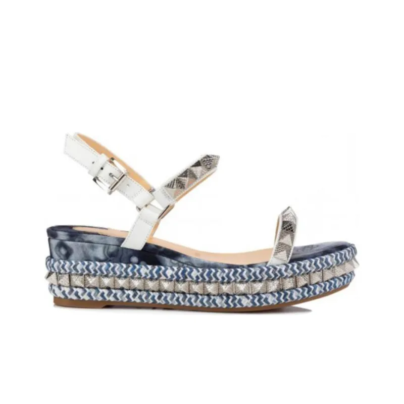CL Pyraclou Fashion Sandal Women's Denim Blue-1