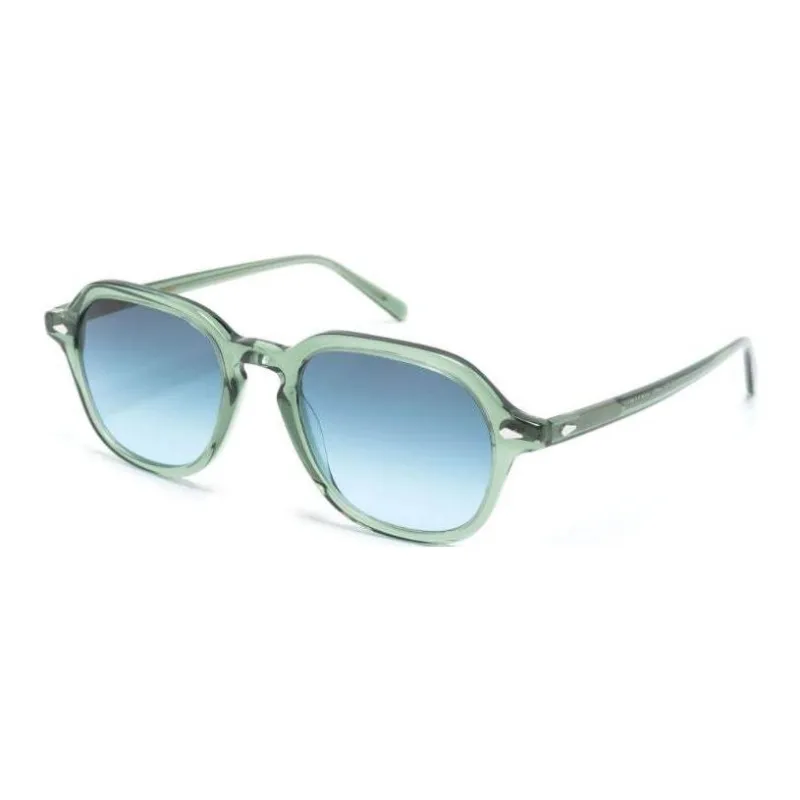 MOSCOT Oval Sunglasses Women's Green-0