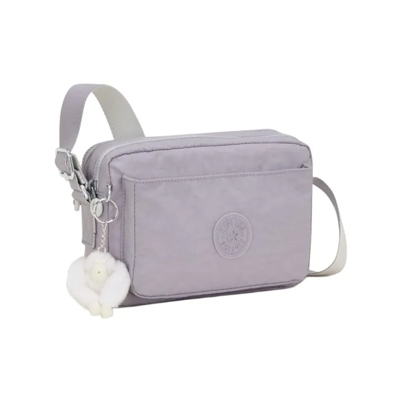 Kipling Recycled Polyamide Crossbody Bag, Shoulder Bag Women's Soft Gray-1