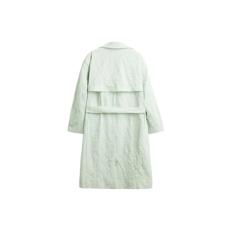 ZARA Trench Coat Men's Lake Green-1
