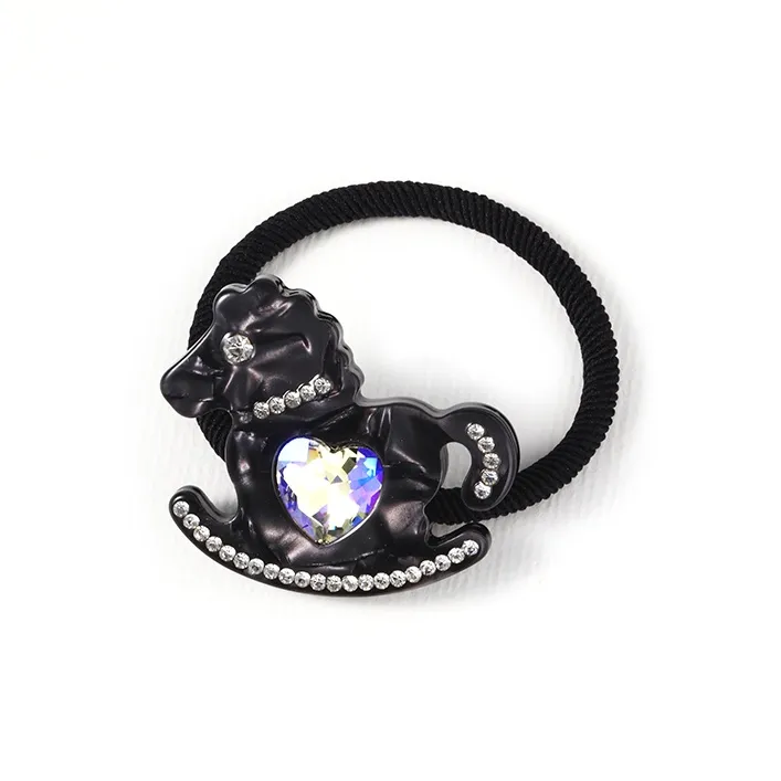 CAROMAY Hair Ties Women's Dazzling Orange Blue/Dazzling White/Dazzle Black-2