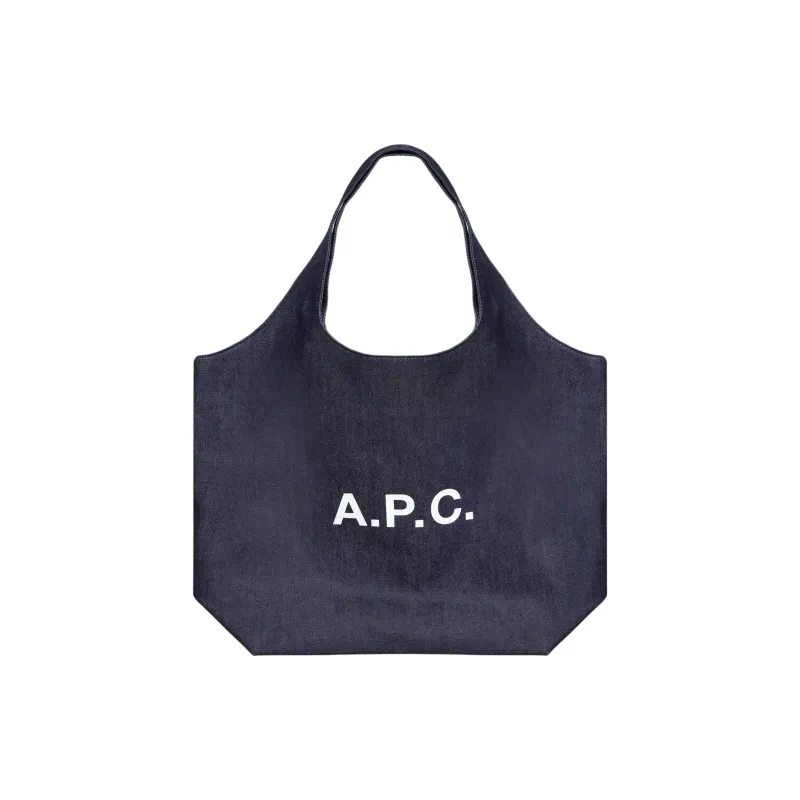 A.P.C Logo Printed Large Tote Bag-0
