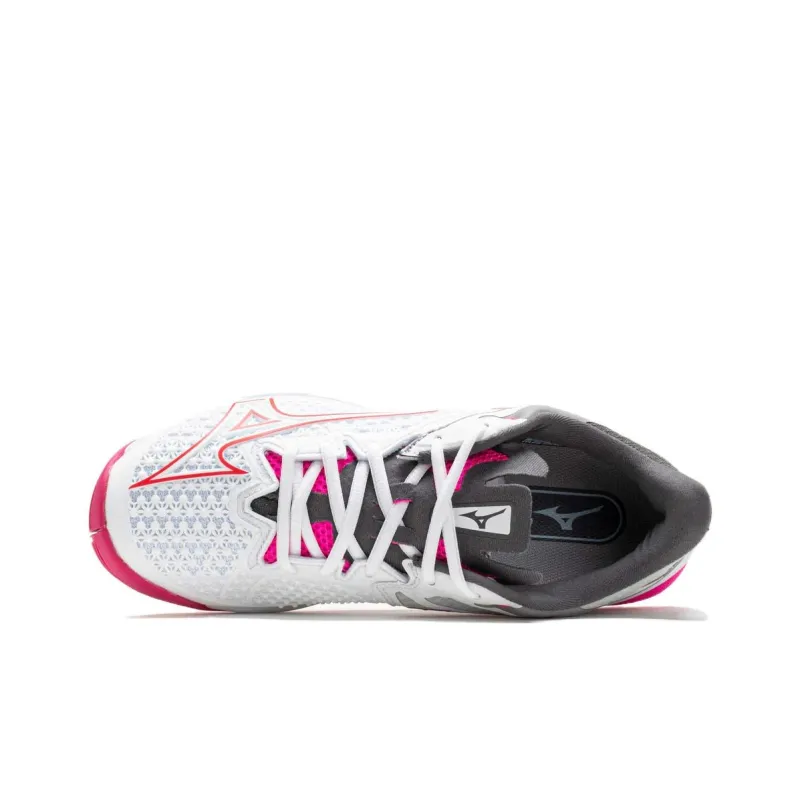Mizuno Women's Wave Exceed Tour 6 AC 'White Radiant Red'-4