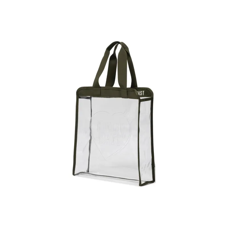 HUMAN MADE PVC Handbag Unisex Transparent-1