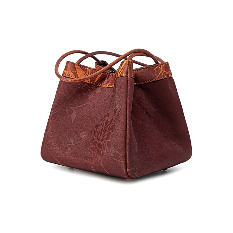Liang Jin Ji Cow Split Leather Handbag Women's-6