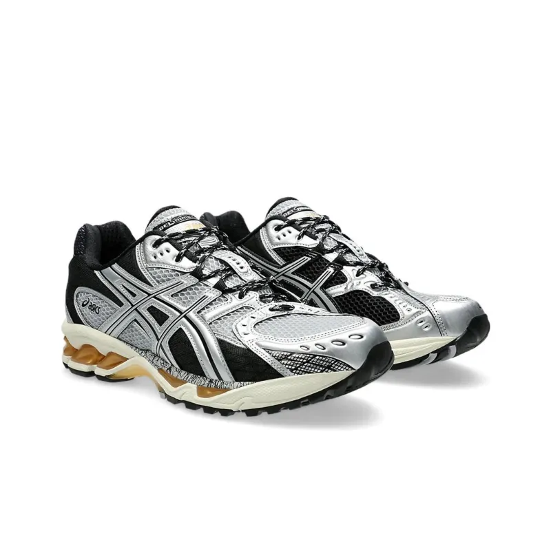 Asics GEL Nimbus 10.1 Low Top Running Shoes Unisex Silver Black Brown-2