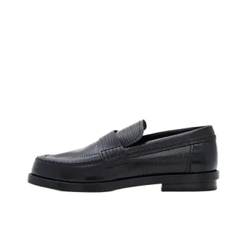 Alexander McQueen Embossed Slip On Loafers