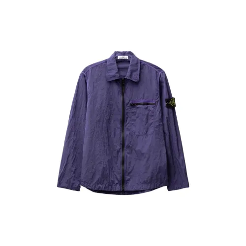 STONE ISLAND Jackets Men Purple