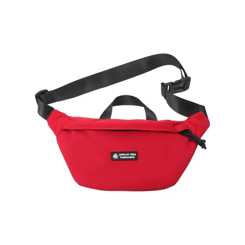 Morellybear Nylon Sling Bag Regular Unisex Black/White/Khaki/Red/Blue-9