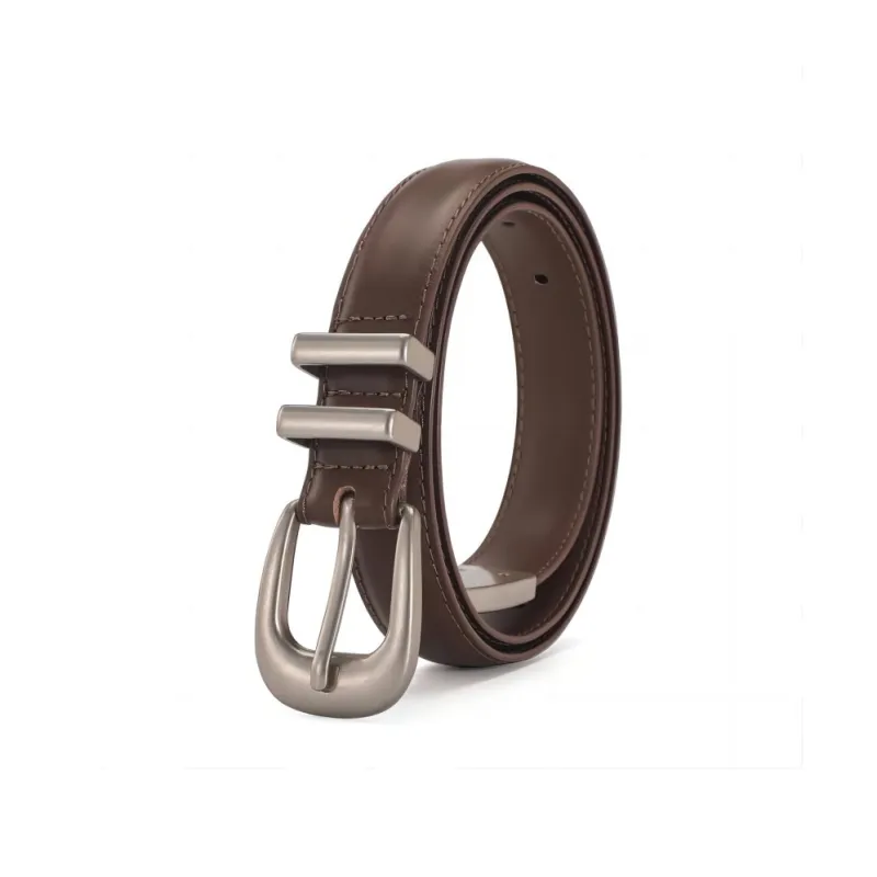 AOKANG Cow Leather Belts Women's Multiple Colors Width 2.4cm-5