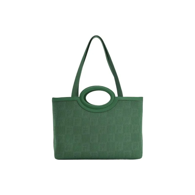 FILA Fabric Tote Bag, Shopping Bag, Shoulder Bag, Handbag Regular Women's Nouveau Emerald Green-2
