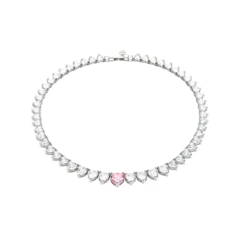 CHIARA FERRAGNI Zircon, Rhinestones, 18K Gold Plating Italian Luxury Light Necklace Women's Silver