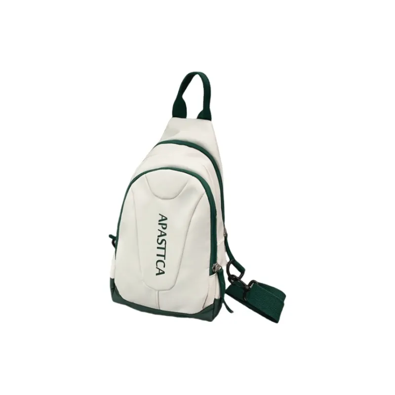 BAODIDAISHU Nylon Crossbody Bag, Backpack, Sling Bag Regular Unisex Light Gray/Black/Red/Green-6