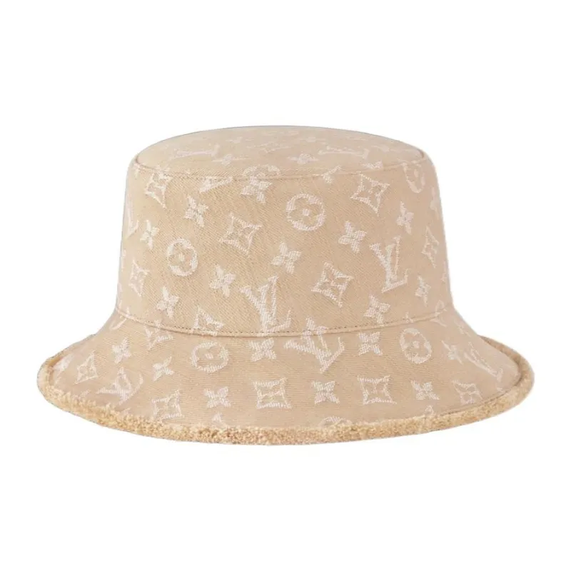 LOUIS VUITTON Monogram Denim Bucket Hat-1