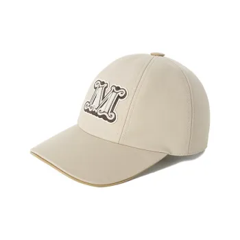 MaxMara Logo appliqué Cotton blend Hat