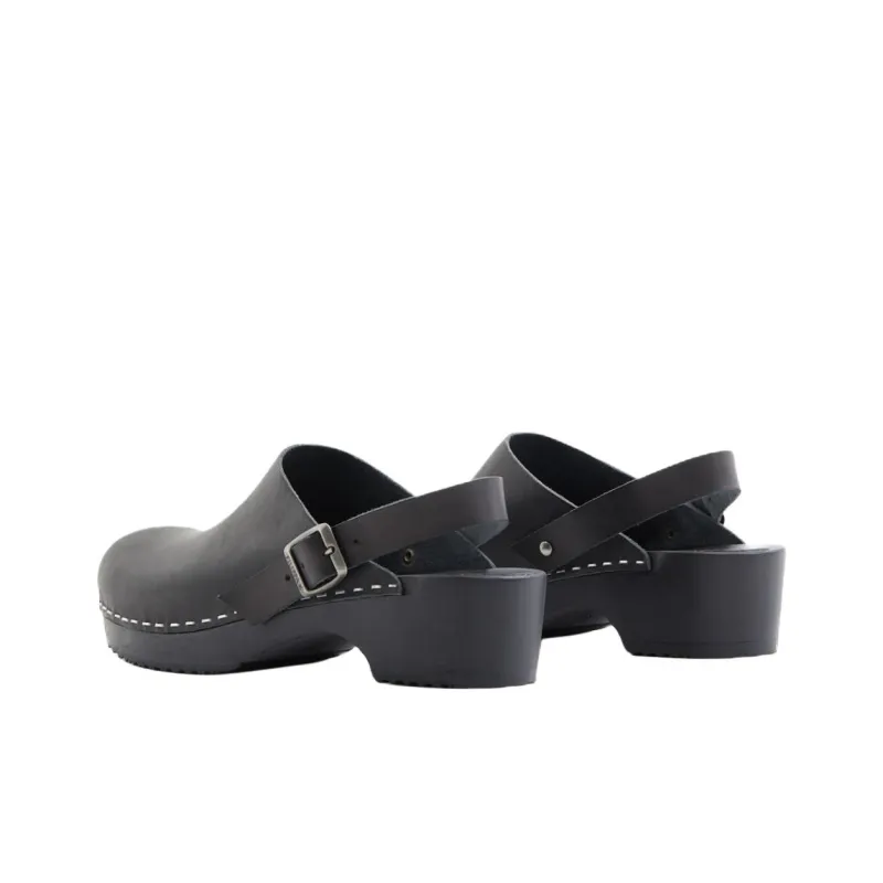 Swedish Hasbeens x FILIPPA K Wrap-toe Slippers Unisex Black-3