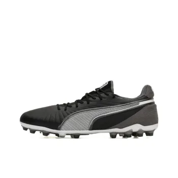 PUMA King Ultimate MG Rubber Short Studs Artificial Ground Anti Slip Wear Resistant Soccer Shoes Men's Black Gray