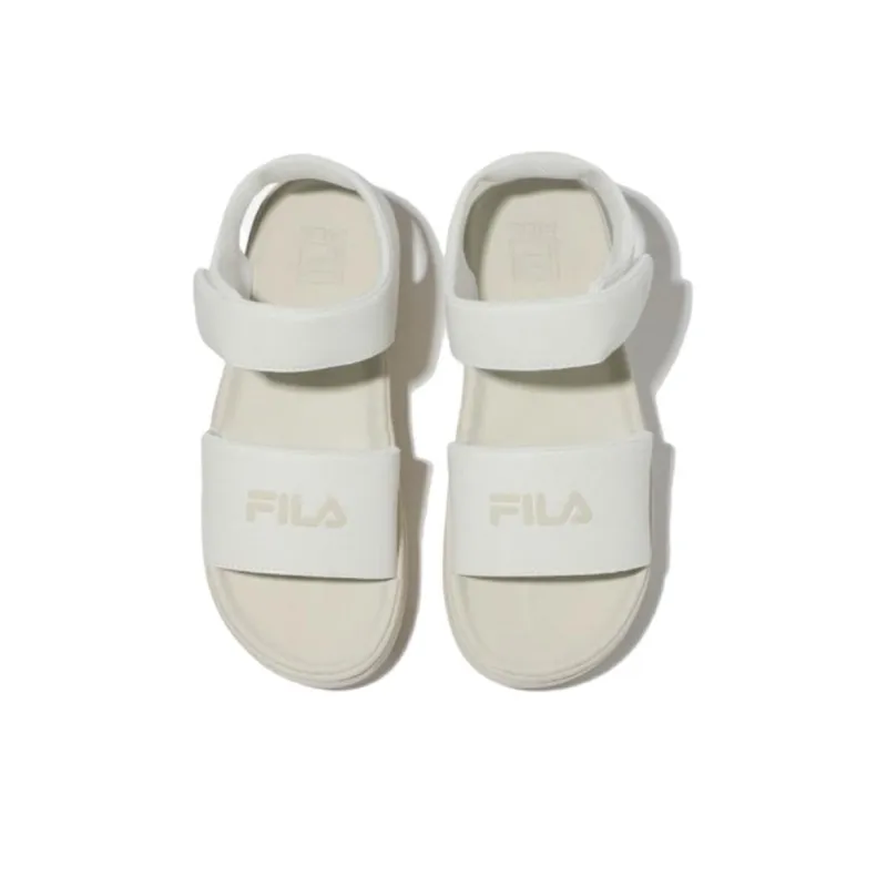 FILA Court Sd Beach Sandals Unisex White Korean Style-3