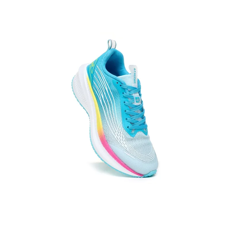 Qing Pao Running Shoes Women's Low Top Green-4