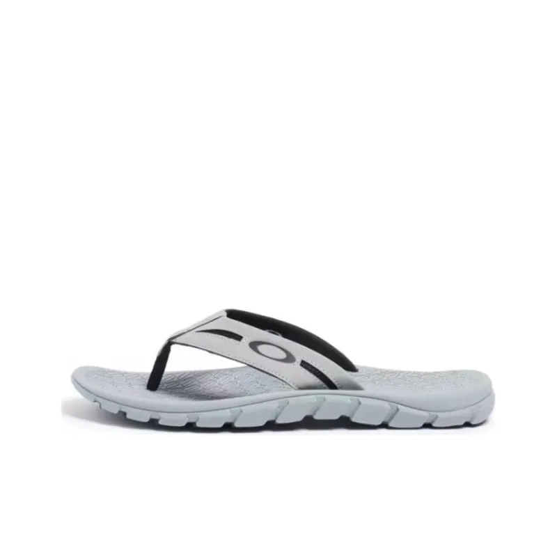 Oakley Abrasion Resistant Slip Resistant Flip Flops Men's Gray-0