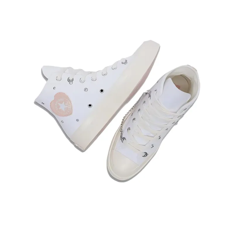 Converse 1970s Anti Slip Wear Resistant High Top Canvas Shoes Unisex White-3