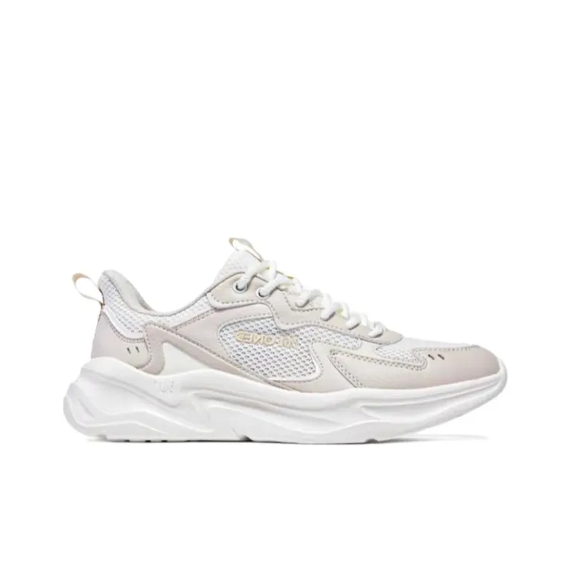 361° Cushioning Lightweight Low Top Casual Running Shoes Women's White-1