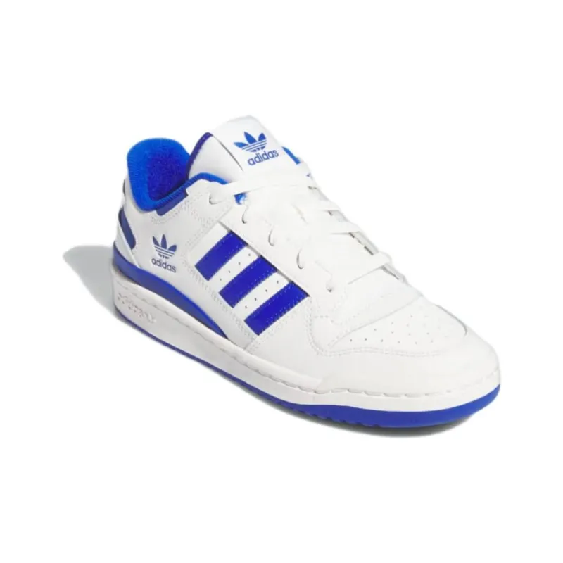 Adidas Forum Low Cl Cloud White Royal Blue Women's-3