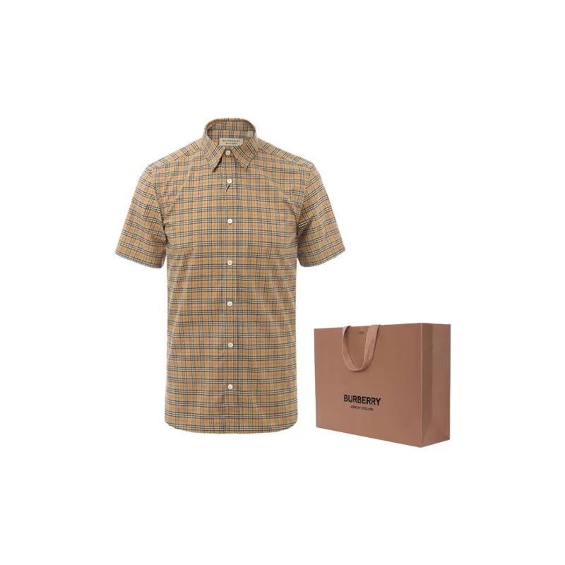 Burberry Edward Short Sleeve Check Shirt-4